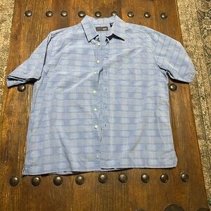 Arrow Light Blue Patterned Casual Shirt